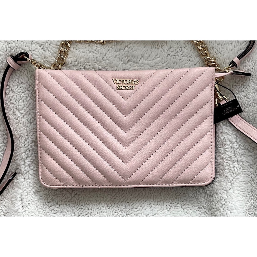 Victorias Secret Pink Cross Body Clutch Purse